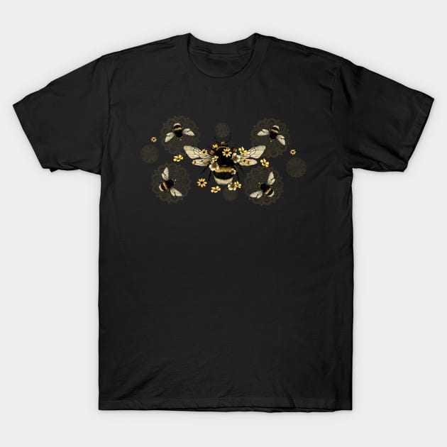 Bees T-Shirt by VinitaHilliard